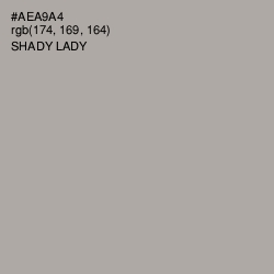 #AEA9A4 - Shady Lady Color Image